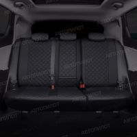 Чехлы Автопилот Экокожа Ромб на Peugeot 408 2012-2021 г.в.