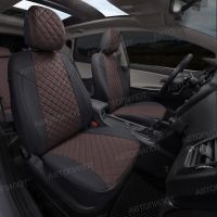 Чехлы Автопилот Экокожа Ромб на Peugeot 408 2012-2021 г.в.