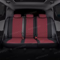 Чехлы Автопилот Экокожа Ромб на Peugeot 408 2012-2021 г.в.