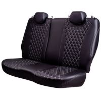 Чехлы Премиум Экокожа Байрон Ромб на Peugeot 408 2012-2021 г.в.