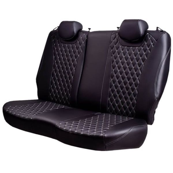 Чехлы Премиум Экокожа Байрон Ромб на Peugeot 408 2012-2021 г.в.