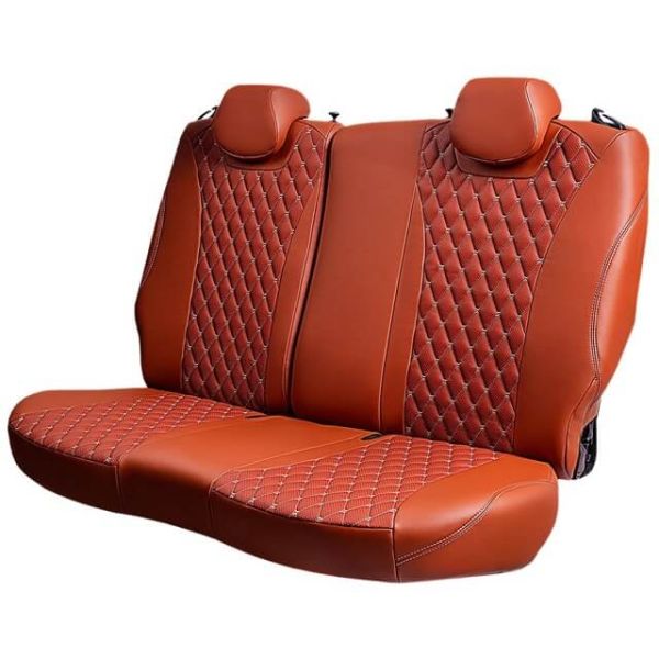 Чехлы Премиум Экокожа Байрон Ромб на Peugeot 408 2012-2021 г.в.