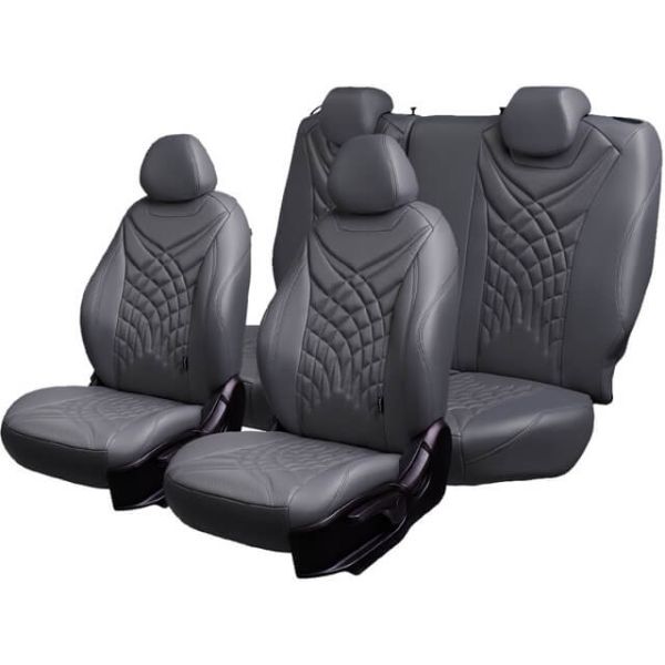 Чехлы Премиум Экокожа Байрон Президент|Жук на Geely GC6 -1, 05.2014-03.2017, Седан 4 дв