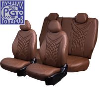 Чехлы Премиум Экокожа Байрон Президент|Жук на Haval Dargo, с 04.2022