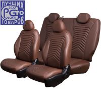 Чехлы Премиум Экокожа Байрон Президент|Жук на Haval Dargo, с 04.2022