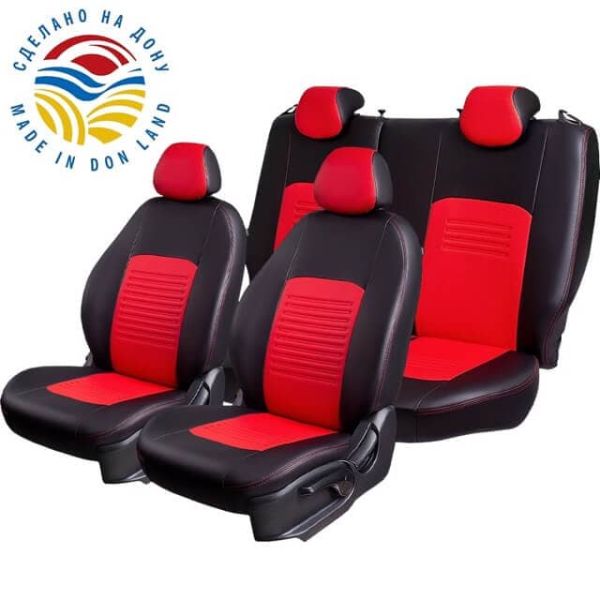 Чехлы Экокожа Турин Классик на Geely GC6 -1, 05.2014-03.2017, Седан 4 дв