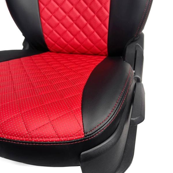 Чехлы Экокожа Ромб на Mitsubishi ASX