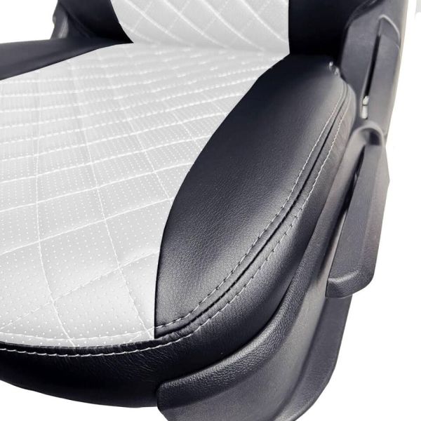 Чехлы Экокожа Ромб на Mitsubishi ASX