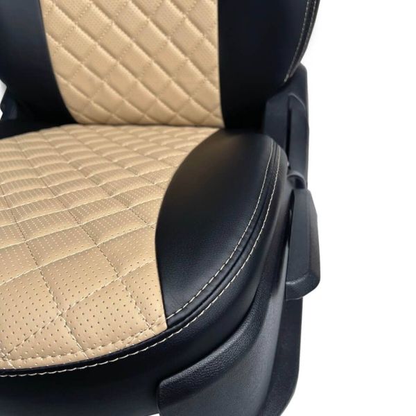 Чехлы Экокожа Ромб на Mitsubishi ASX