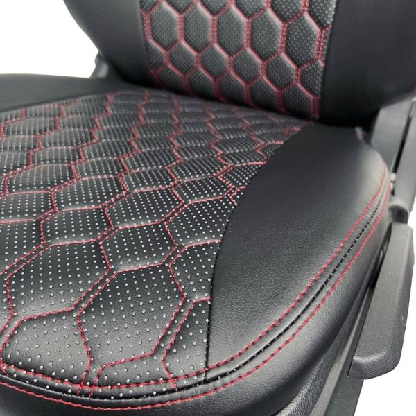 Чехлы Экокожа Ромб на Mitsubishi ASX