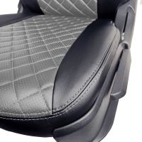 Чехлы Экокожа Ромб на Mitsubishi ASX