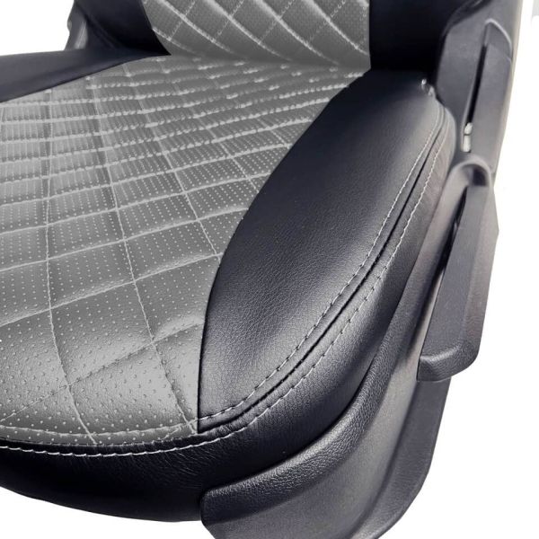 Чехлы Экокожа Ромб на Mitsubishi ASX