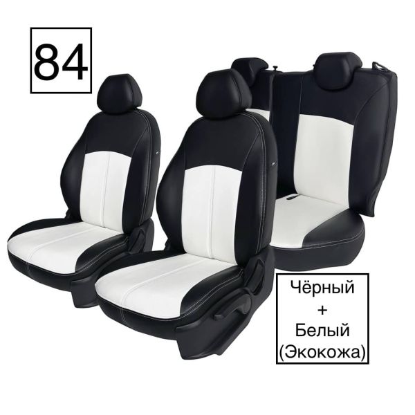 Чехлы Экокожа на Skoda Rapid 2014-2020 г.в.